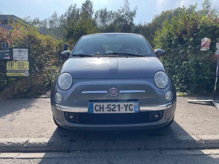 Fiat 500 1.2i 8V 69CV Gris Laqué - 2