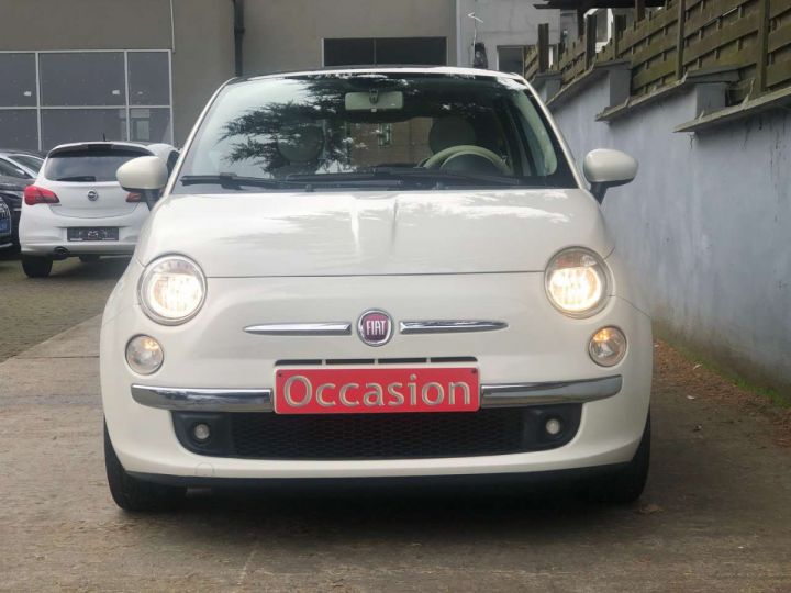 Fiat 500 1.2i Lounge Blanc Métallisé - 3