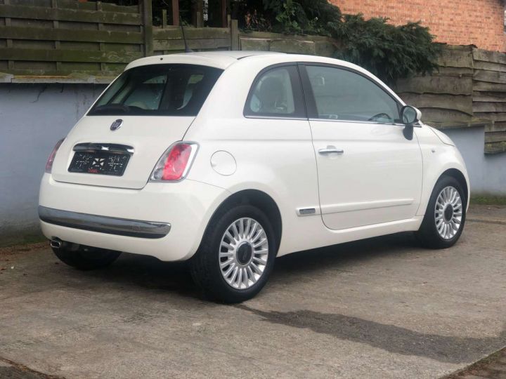 Fiat 500 1.2i Lounge Blanc Métallisé - 7