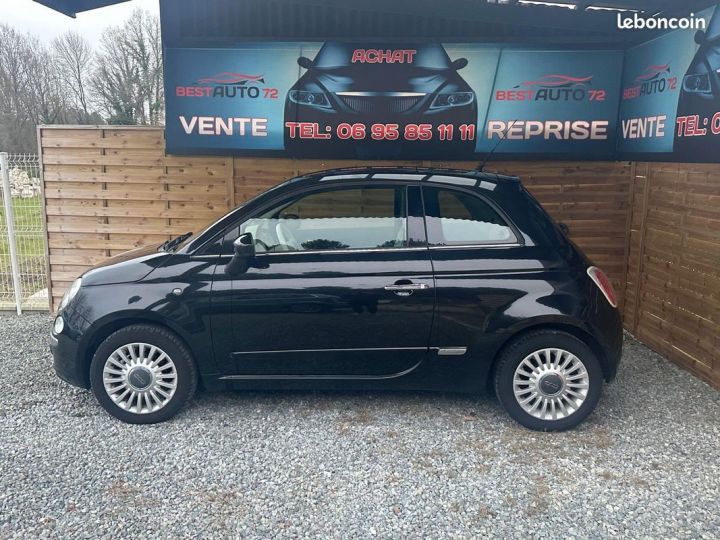 Fiat 500 1.3 JTD 75CH Lounge Blanc - 5