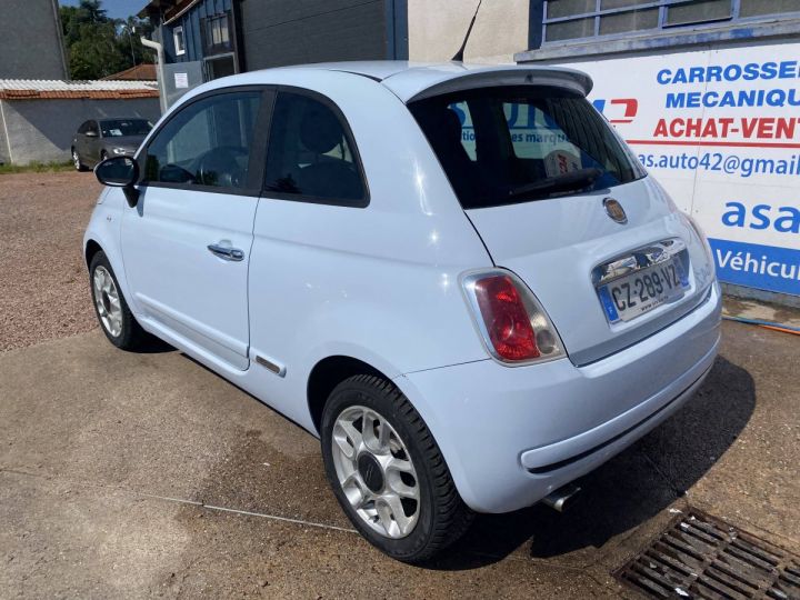 Fiat 500 1.4 16v 100ch Lounge BLEU CLAIR - 4