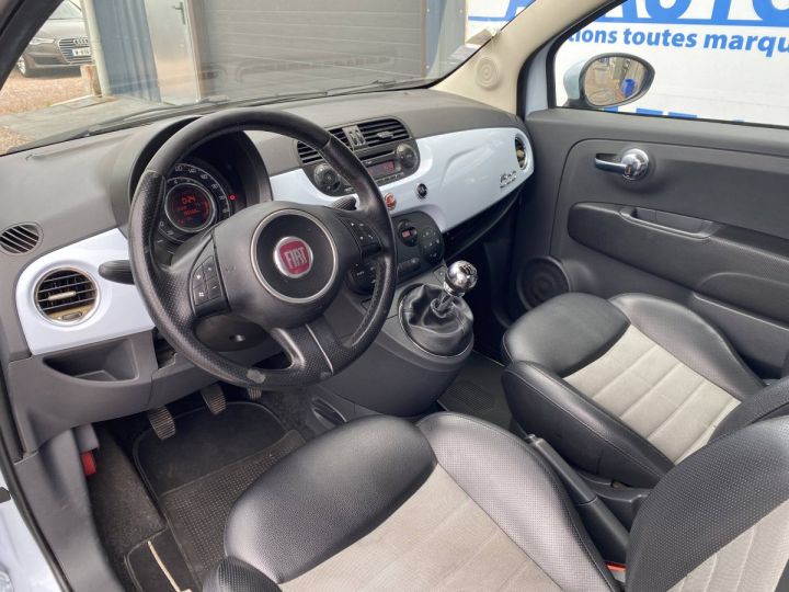 Fiat 500 1.4 16v 100ch Lounge BLEU CLAIR - 8