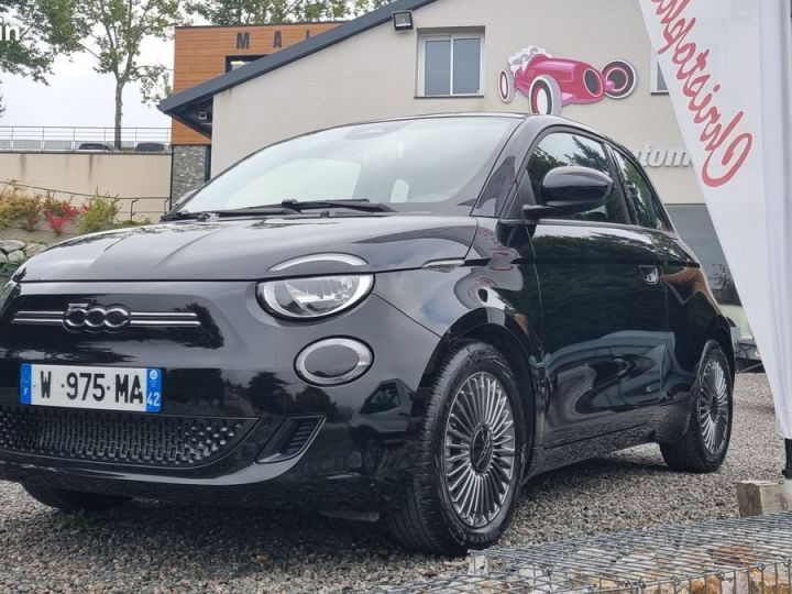 Fiat 500 500e Icône 42KW 118CH, 15500 Km Noir - 1