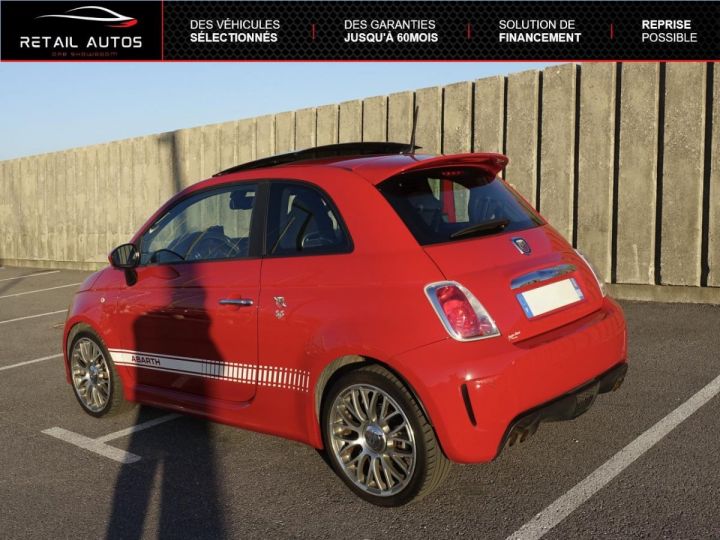 Fiat 500 Abarth 1.4 Turbo T-Jet 140ch BVA Rouge métallisé - 4