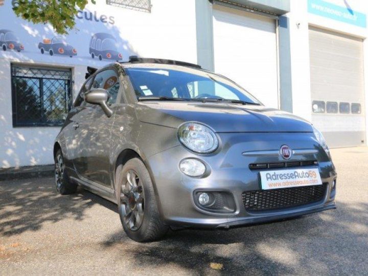 Fiat 500 CABRIOLET 0.9 8V 85 ch TwinAir S&S S Dualogic     Essence GRIS METAL - 1