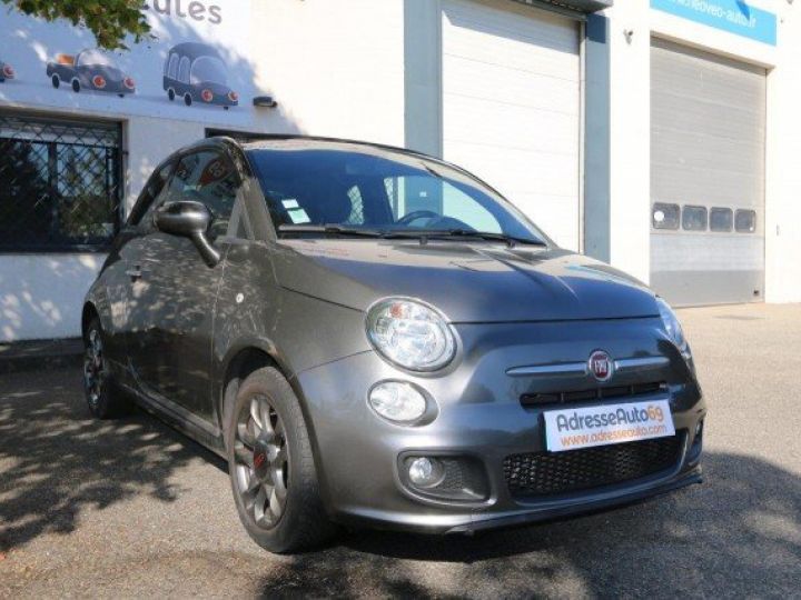 Fiat 500 CABRIOLET 0.9 8V 85 ch TwinAir S&S S Dualogic     Essence GRIS METAL - 2