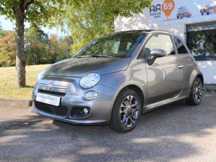 Fiat 500 CABRIOLET 0.9 8V 85 ch TwinAir S&S S Dualogic     Essence GRIS METAL - 4