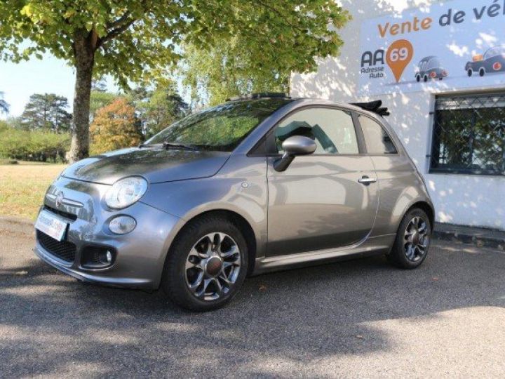 Fiat 500 CABRIOLET 0.9 8V 85 ch TwinAir S&S S Dualogic     Essence GRIS METAL - 5