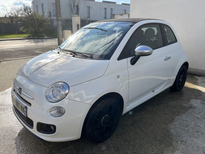 Fiat 500 Cabriolet 1.2i - 69 C CABRIOLET S PHASE 1 Blanc nacré - 3