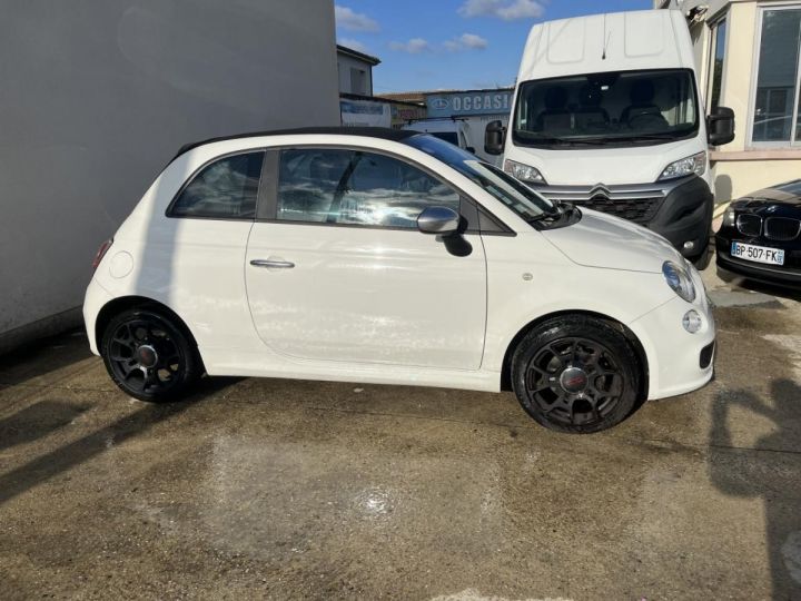 Fiat 500 Cabriolet 1.2i - 69 C CABRIOLET S PHASE 1 Blanc nacré - 4