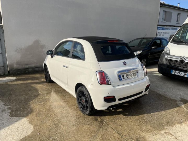 Fiat 500 Cabriolet 1.2i - 69 C CABRIOLET S PHASE 1 Blanc nacré - 6