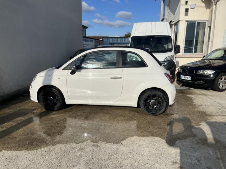 Fiat 500 Cabriolet 1.2i - 69 C CABRIOLET S PHASE 1 Blanc nacré - 7