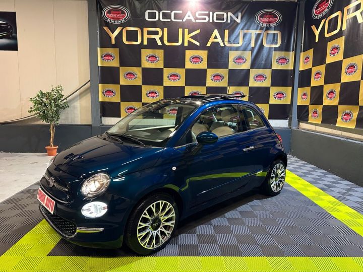 Fiat 500 ii 1.2 8v 69 lounge Bleu - 1