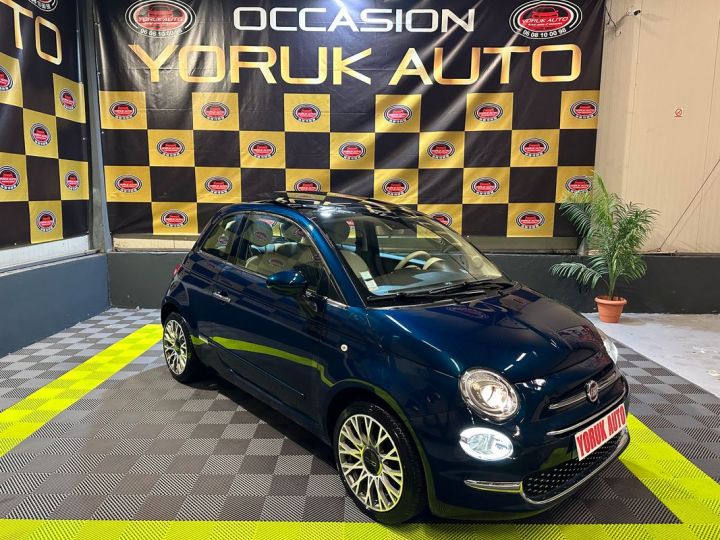 Fiat 500 ii 1.2 8v 69 lounge Bleu - 2