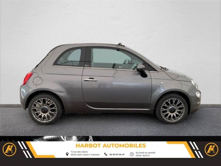 Fiat 500 ii C 1.2 69 ch s/s dualogic star GRIS - 4