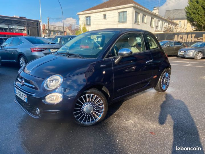 Fiat 500 II phase 2 0.9 TWINAIR 85 RIVA Bleu - 1