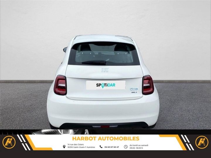 Fiat 500 iii E 95 ch action Blanc, Bossanova White - 5