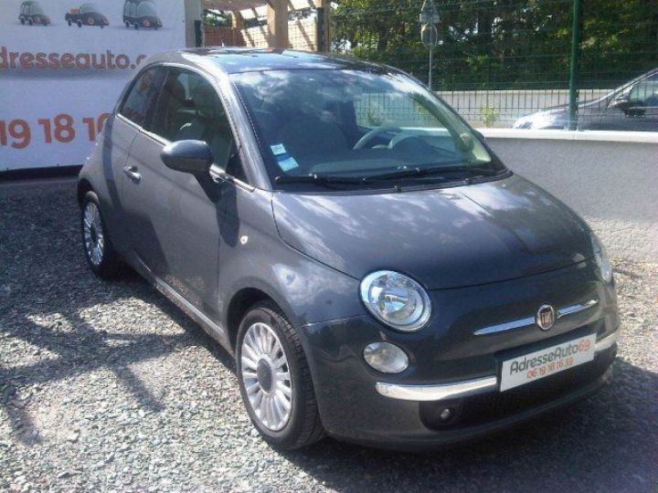 Fiat 500 LOUNGE 1.2 16V     Essence GRIS FONCE - 1