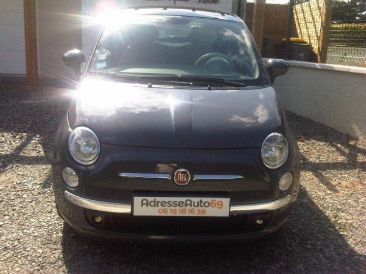 Fiat 500 LOUNGE 1.2 16V     Essence GRIS FONCE - 2