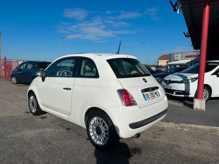 Fiat 500 lounge 1.2 69 cv faible km Blanc - 3