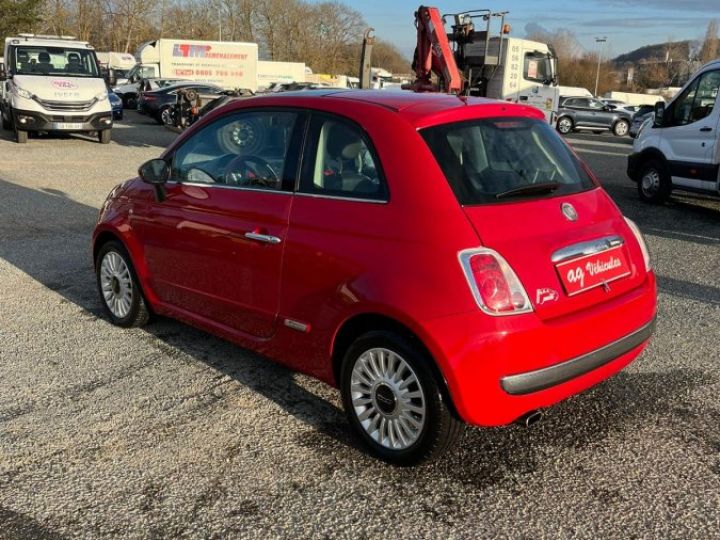 Fiat 500  LOUNGE 1.2 69CH 8CH FISCAUX ROUGE - 2