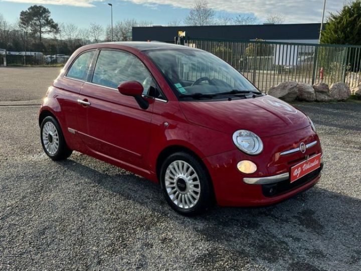 Fiat 500  LOUNGE 1.2 69CH 8CH FISCAUX ROUGE - 4