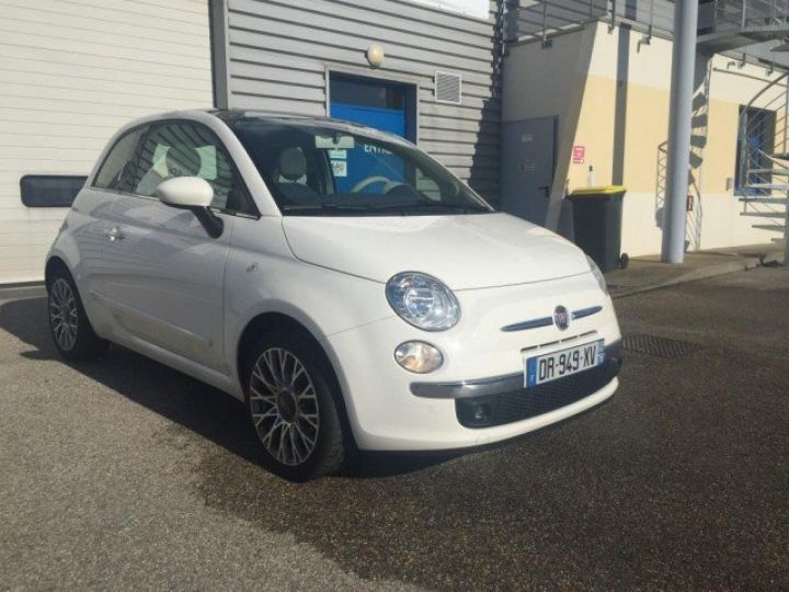 Fiat 500 LOUNGE 1.2 8V 69CV     Essence BLANCHE - 1