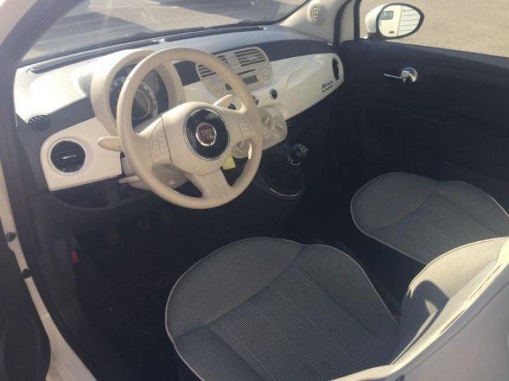 Fiat 500 LOUNGE 1.2 8V 69CV     Essence BLANCHE - 5