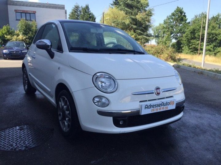 Fiat 500 LOUNGE 1.4 16V 100 CV      Essence BLANC - 1