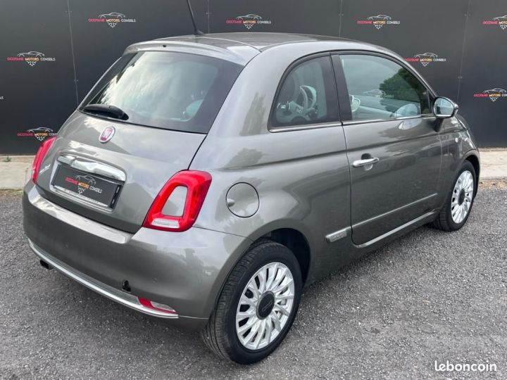 Fiat 500 MY17 1.2 69CH LOUNGE Gris - 5