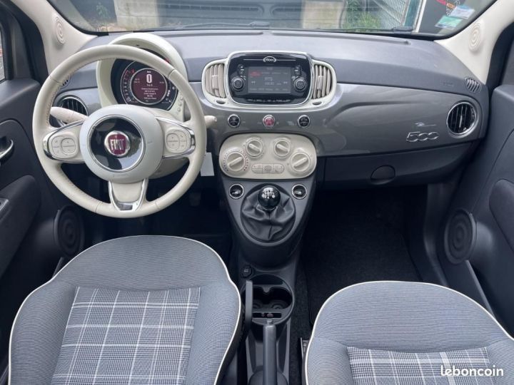 Fiat 500 MY17 1.2 69CH LOUNGE Gris - 7