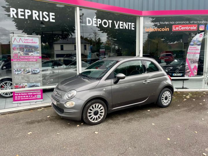 Fiat 500 MY20 SERIE 7 EURO 6D 1.2 69 ch Eco Pack S/S Lounge Gris - 1