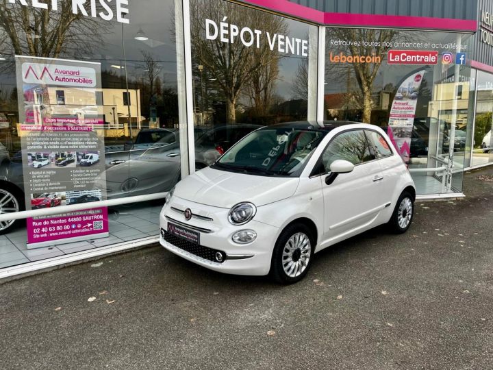 Fiat 500 SERIE 6 1.2 69 ch Lounge Blanc - 1