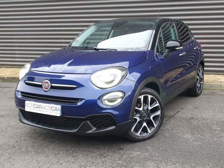 Fiat 500 X PHASE 2  1.6 MULTIJET 120 ELYSIA BV6 Bleu Foncé Métallisé Occasion - 1