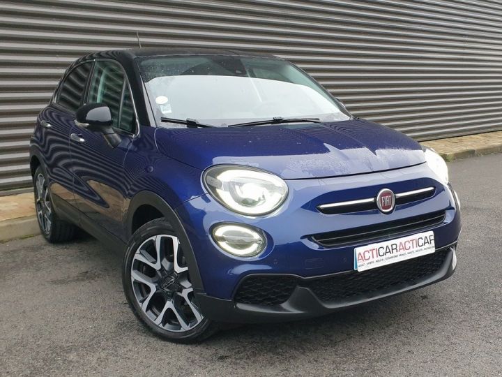 Fiat 500 X PHASE 2  1.6 MULTIJET 120 ELYSIA BV6 Bleu Foncé Métallisé Occasion - 2