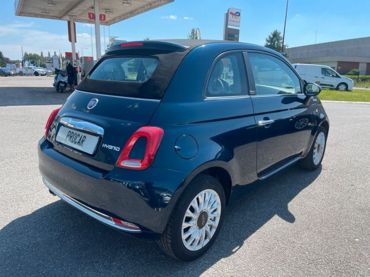 Fiat 500C 1.0 70ch BSG S&S Dolcevita HYBRID 1ére MAIN TVA Bleu - 4