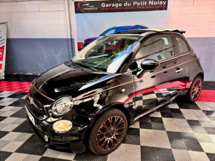 Fiat 500C 1.2 8V 69CH ECO PACK COLLEZIONE EURO6D Noir - 1