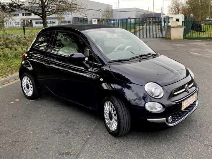 Fiat 500C 1.2 8V 69CH ECO PACK LOUNGE Noir - 4