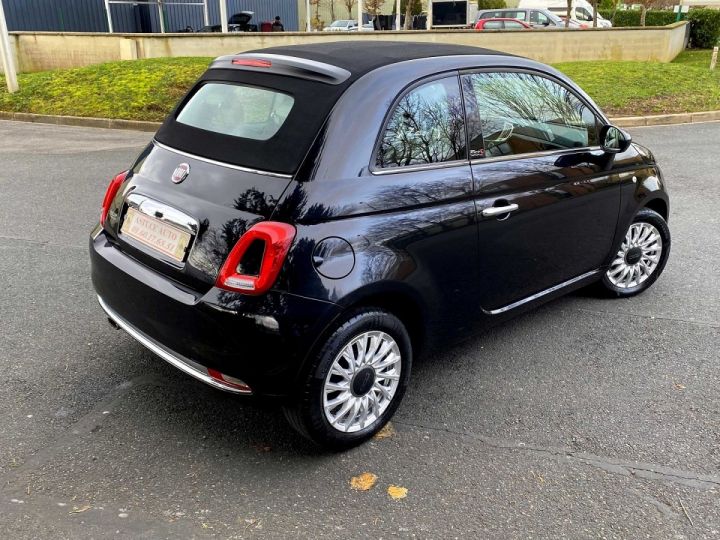 Fiat 500C 1.2 8V 69CH ECO PACK LOUNGE Noir - 6