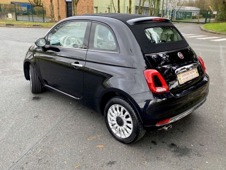 Fiat 500C 1.2 8V 69CH ECO PACK LOUNGE Noir - 8