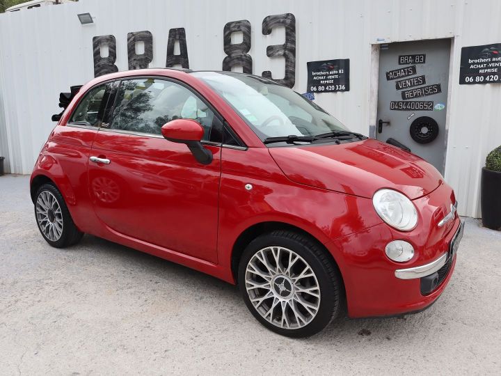 Fiat 500C 1.2 8V 69CH S&S LOUNGE Rouge - 1