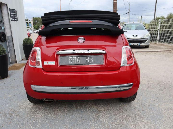 Fiat 500C 1.2 8V 69CH S&S LOUNGE Rouge - 5