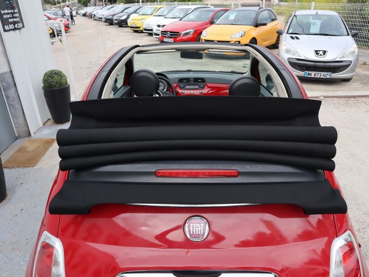 Fiat 500C 1.2 8V 69CH S&S LOUNGE Rouge - 9