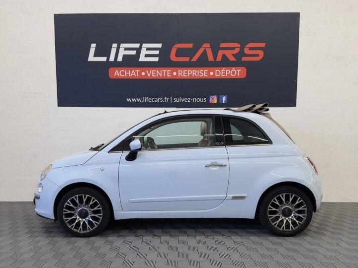 Fiat 500C 1.4 16v 100ch Lounge boite automatique Entretien complet Garantie 6 mois BLEU - 3