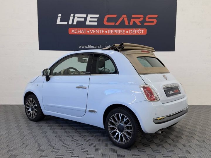 Fiat 500C 1.4 16v 100ch Lounge boite automatique Entretien complet Garantie 6 mois BLEU - 8