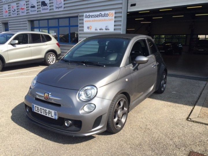 Fiat 500C 500 C ABARTH CABRIOLET 1.4 T-JET 140CV BVA     Essence GRIS FONCE - 3