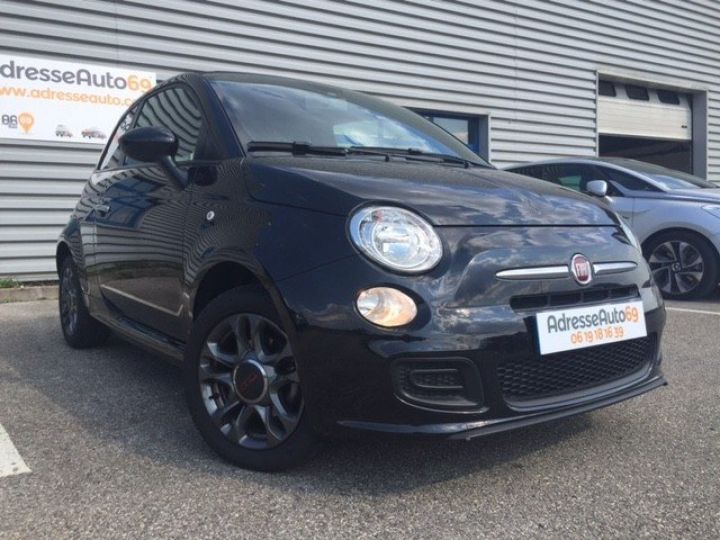 Fiat 500C 500 C CABRIOLET série S 1.4 16v 100cv      Essence NOIR - 1