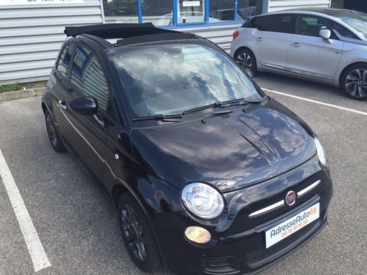 Fiat 500C 500 C CABRIOLET série S 1.4 16v 100cv      Essence NOIR - 10