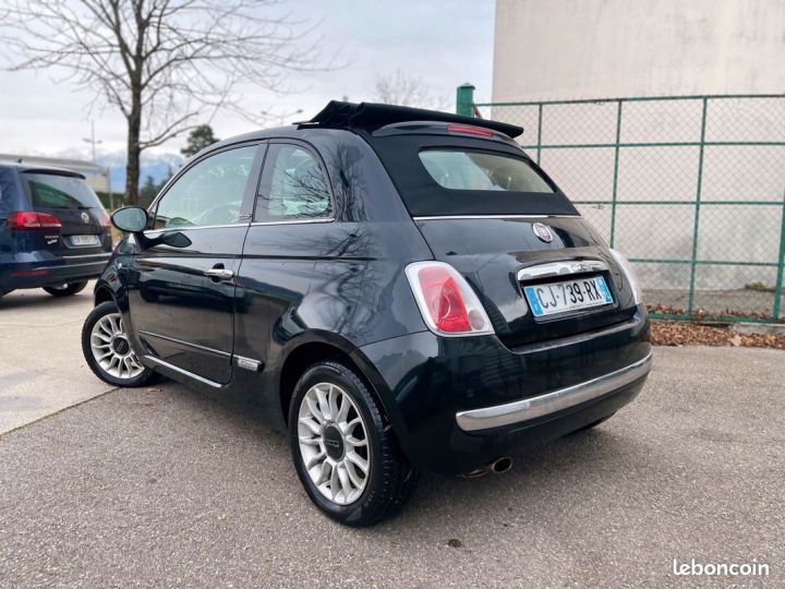 Fiat 500C Cabriolet 1.2 69ch Lounge Noir - 3