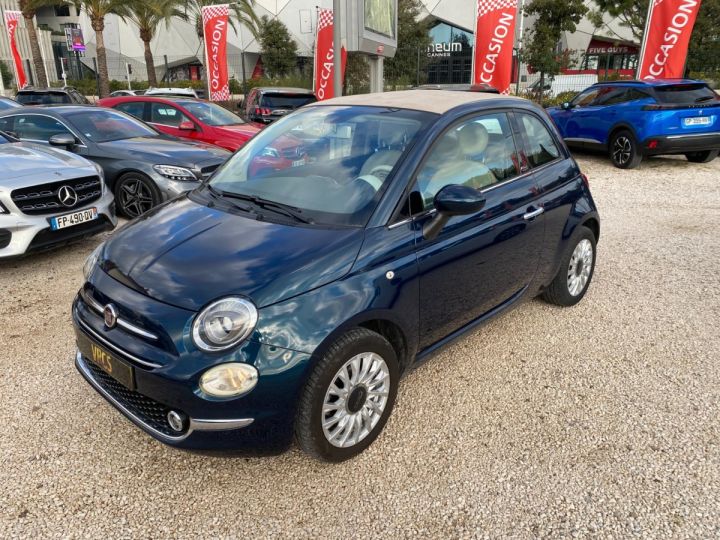 Fiat 500C MY17 1.2 69 Lounge Bleu - 1